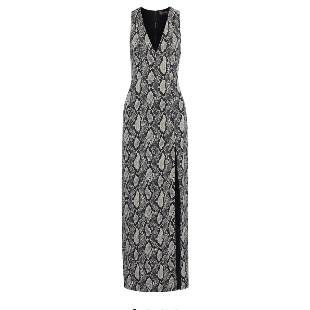 Alice + Olivia snake Jacquard Gown